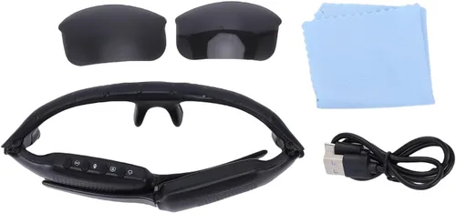 Miniatura 8 de LICAEVEY Gafas inteligentes para hombres y mujeres, gafas inteligentes deportivas, micrófono integrado y altavoces de música de oído abierto, gafas