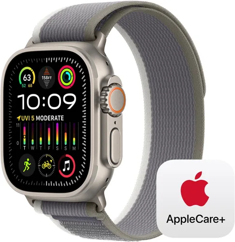 Miniatura 15 de Apple Watch Ultra 2 [GPS + Celular 49mm] Smartwatch con carcasa de titanio resistente y correa Alpine Loop Indigo pequeña. Rastreador de fitness