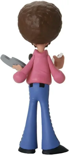 Miniatura 4 de NECA Bob Ross - Figura de acción a escala de 6 pulgadas - Toony Classics Bob Ross con Peapod
