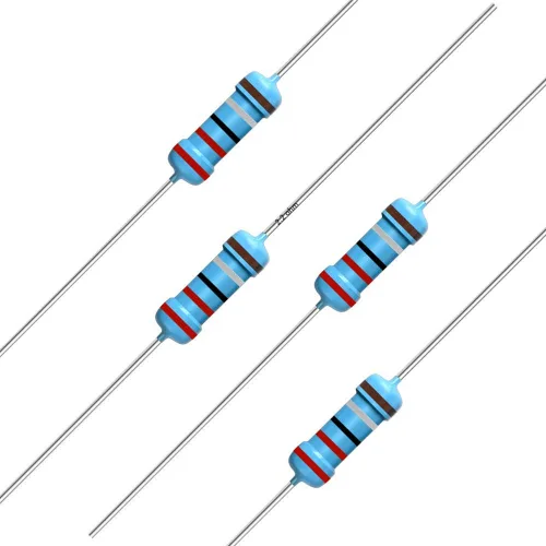 Miniatura 12 de California JOS 100 unidades de resistencia de 0.12 ohmios 1/4w (0.25 W) Resistencia fija de película metálica de tolerancia ±1%, más de 189 valores