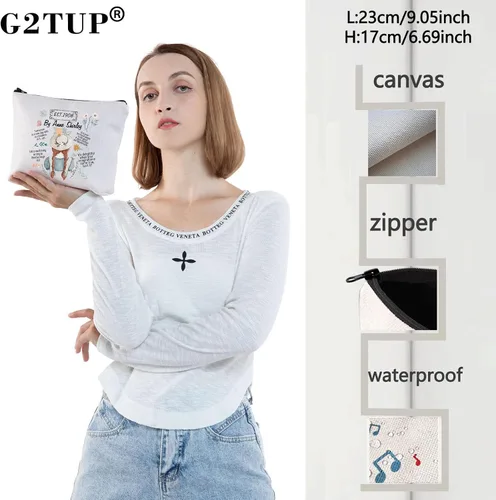 Miniatura 2 de G2TUP Anne Novel Inspire - Bolsa de maquillaje Anne Shirley para fanáticos, regalo de Anne Book Literary, bolsa de cosméticos para amantes