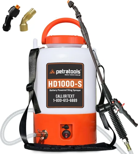 Miniatura 10 de Pulverizador alimentado por batería PetraTools de 1 galón - HD1000-S - Pulverizadores eléctricos de servicio pesado en césped y jardín para control