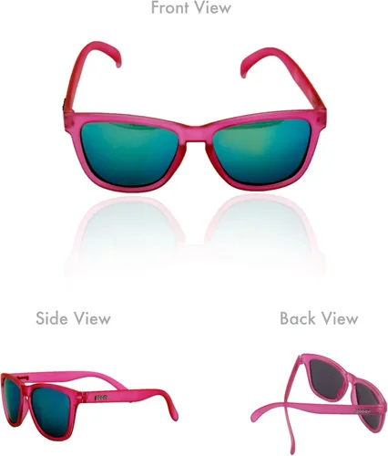 Miniatura 5 de Lentes de sol polarizados para los UV, antideslizantes, sin rebote, de Goodr, Rosado