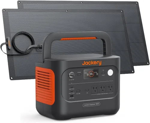 Miniatura 16 de Jackery Explorer 1000 v2 Estación de Energía Portátil, Batería LiFePO4 de 1070Wh, Salida AC de 1500W/USB-C de 100W, Carga Rápida de 1 Hora