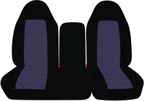 Miniatura 20 de Funda para asientos y apoya brazos de camiones, asiento delantero dividido 60/40 con apertura en el medio, para camión 1997-2000 Ford F-150, de 21