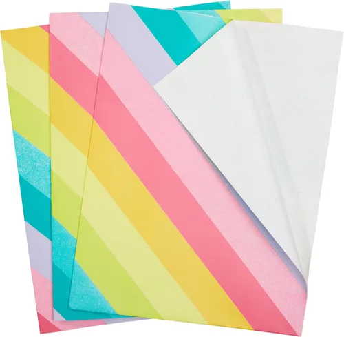 Miniatura 41 de The Gift Wrap Company 58-189227 Juego de hojas de papel para envolver regalos con diseño de animales de fiesta, 30 x 23 pulgadas, multicolor, 3