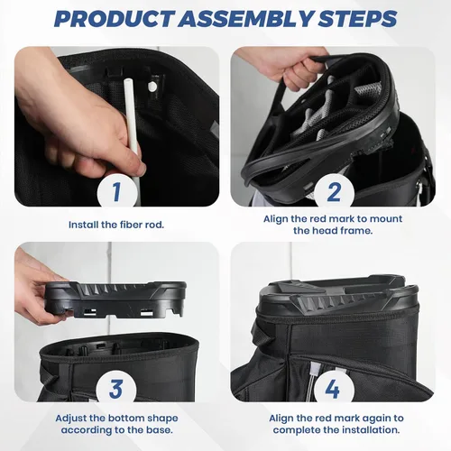 Miniatura 7 de TIVOR 2026 Golf Cart Bag - 14-Way Full-Length Dividers, 9 Pockets, Easy-Access Handle & Ergonomic Straps Perfect for Cart & Walking, Includes Rain