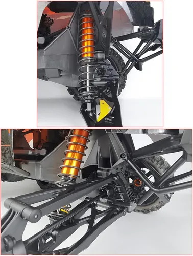Miniatura 4 de AXSPEED 2 unids/set negro resistente Drive Cup 2 ranuras diseño para 1/5 TRX X-MAXX 8S 7754X RC camión actualización piezas