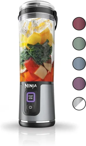 Miniatura 3 de Ninja BC151BK Blast Licuadora Portátil, Sin Cable, Recipiente de 18oz, Licuadora Personal - para Batidos y Licuados, Libre de BPA, Tapa Hermética