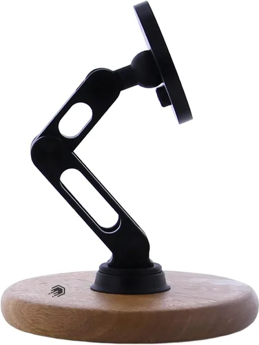 Miniatura 5 de ClikDock - Soporte magnético inalámbrico para teléfono celular, giro de 360°, construcción de aluminio, compatible con teléfonos MagSafe para iPhone