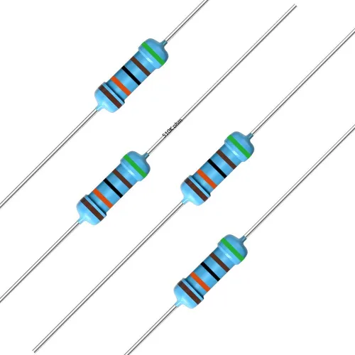 Miniatura 5 de California JOS 100 unidades de resistencia de 0.12 ohmios 1/4w (0.25 W) Resistencia fija de película metálica de tolerancia ±1%, más de 189 valores