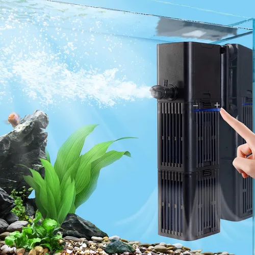 Miniatura 10 de TARARIUM Filtro de Acuario 260GPH para Tanque de Peces de 30-75 Galones, Filtración Interna Sumergible Bioquímica Silenciosa Bomba Potente