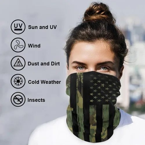Miniatura 6 de Bandanas de moda para la cabeza, sin costuras, polaina para el cuello, pasamontañas