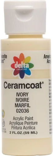 Miniatura 210 de Delta Creative Ceramcoat - Pintura acrílica en varios colores (2 onzas), 2436, carbón