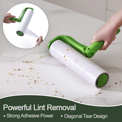 Miniatura 4 de Recambios de rodillo de pelusa Mega de 10 pulgadas para Evercare Pet Mega Roller de pelusa y rodillo de limpieza Leo, se adapta a la mayoría