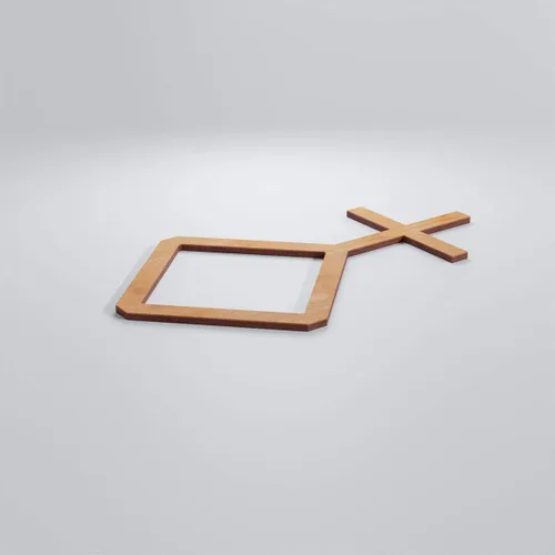 Miniatura 3 de Ekena Millwork 12 1/4"W X 7 3/8"H Cameron Extra Pequeño Decorativo Cameron Paneles De Pared De Madera De Calado, Aliso