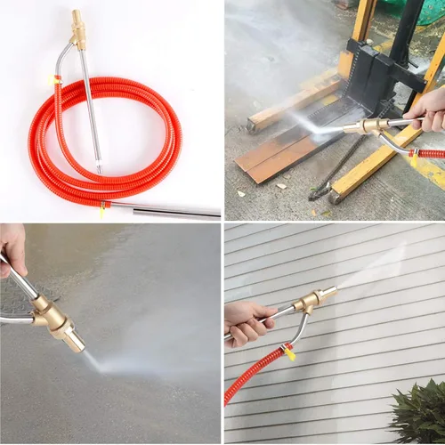 Miniatura 8 de Kit de chorro de arena para lavadora a presión, chorro de arena para lavadora a presión con puntas de boquilla de repuesto, protección para gafas