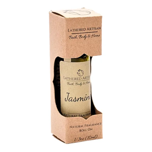 Lathered Artisan - Almizcle floral de jazmín, sin ftalatos, sin alcohol, perfume de aceite de fragancia natural de jazmín por Lathered Artisan -