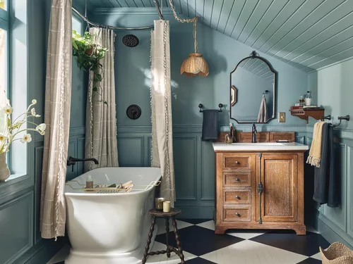 Miniatura 9 de Moen Belfield 6402BL - Grifo de lavabo de baño con una manija color negro mate con montaje de drenaje y placa opcional, 6402BL