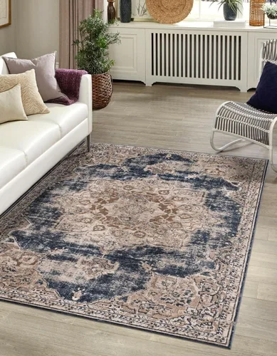 Miniatura 14 de Unique Loom Chateau Collection - Alfombra de área Roosevelt (2' 2" x 3' 1", rectangular, caqui/beige)
