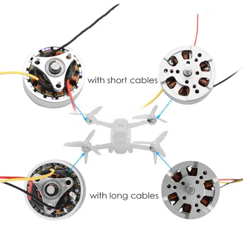 Miniatura 3 de Taoke Brazo de motor para DJI FPV Combo Piezas de reparación Drone Motor Arm Compaibtle con DJI FPV Fly More Combo (motor de línea corta)