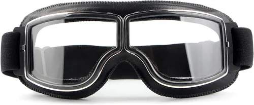 Gafas de Motocicleta Vintage Antiarañazos Gafas de Scooter Esquí para Hombres Mujeres Adultos