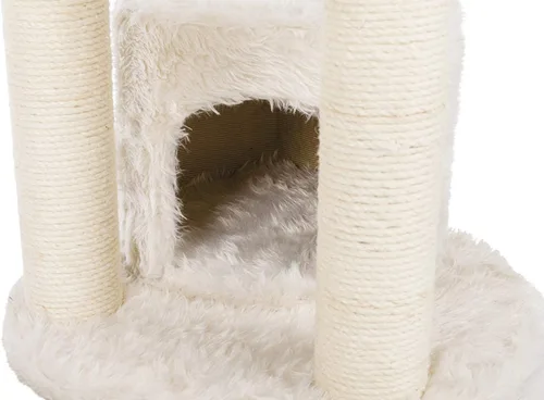 Miniatura 5 de TRIXIE Baza - Torre para gatos – Árbol para gatos con postes rascadores de yute, condominio, hamaca y cama extraíble – Muebles