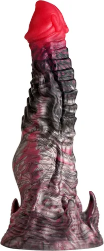 CREATURE COCKS Hades - Consolador de silicona para hombres, mujeres y parejas. Consolador de criatura de fantasía, base de ventosa fuerte. Texturas