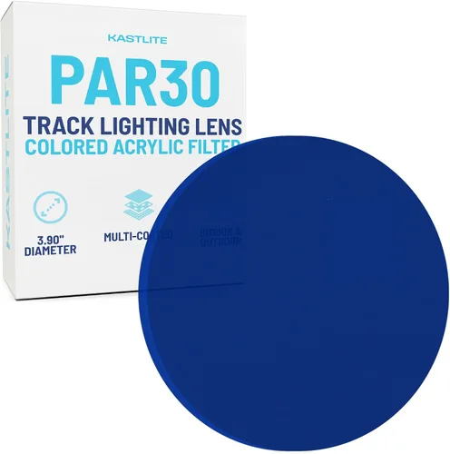 Miniatura 11 de KastLite Filtro de Cabeza de Luz de Riel de Halo Ámbar – Lente de Bombilla Acrílica MR11 WAC – Cubierta de Repuesto para Accesorios de Techo, Focos