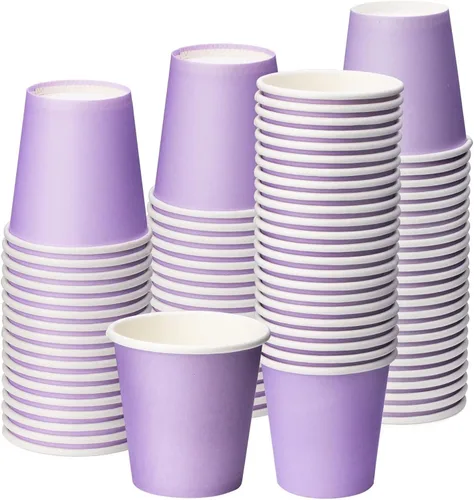 Miniatura 21 de Paquete de 50 vasos de papel desechables de 3 onzas, vasos de papel para baño de café, tazas pequeñas para aperitivos, baño, expreso, perfecto