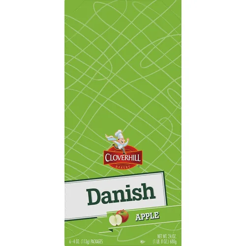 Miniatura 8 de Cloverhill Paquete económico danés de manzana redonda, empaquetado individualmente, paquete de 12