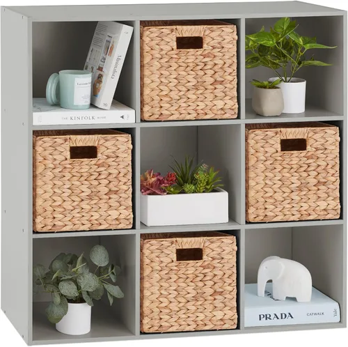 Miniatura 23 de Best Choice Products Organizador de almacenamiento de 6 cubos, abertura de estante de 13.5 pulgadas, estantería, librero, estante de exhibición
