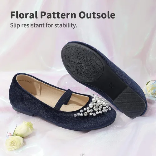 Miniatura 5 de DREAM PAIRS Mary Jane - Zapatos planos de vestir para niñas