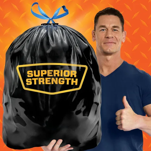Miniatura 3 de Bolsas de basura extra grandes Hefty Strong, negras, 33 galones, 48
