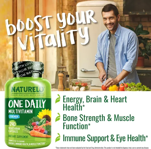 Miniatura 2 de NATURELO Multivitamínicos para hombres - Un multivitamínico diario para hombres con vitaminas, minerales y alimentos integrales orgánicos, aumenta