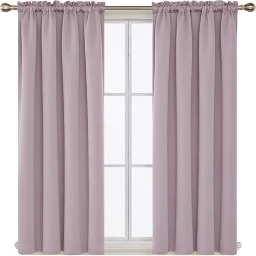 Miniatura 24 de Deconovo - Cortinas opacas para oscurecer la habitación, con aislamiento térmico, cortinas con ojales