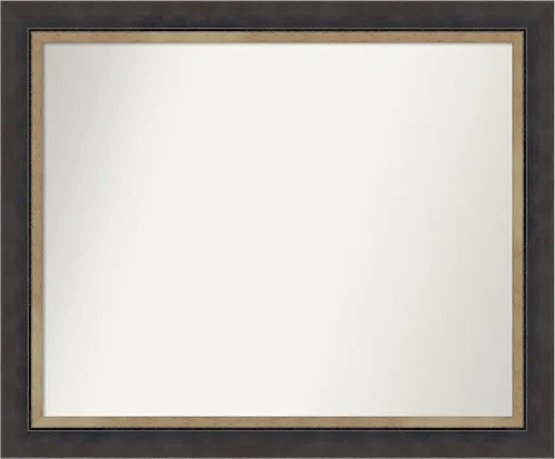 Miniatura 78 de Amanti Art Espejo personalizado, espejo de baño negro Astor, espejo de pared o espejo de tocador de baño sobre el fregadero (25 x 25 pulgadas)