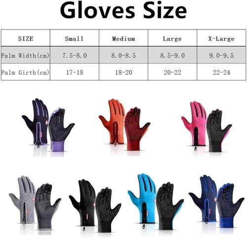 Miniatura 8 de Katatol Dazzlesport - Guantes deportivos al aire libre, Dazzle Sport impermeables, guantes térmicos Dazzlesport, pantalones cortos de terciopelo a