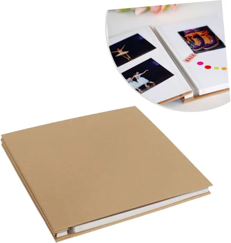 Miniatura 2 de DECHOUS Álbum de fotos autoadhesivo para álbumes de visitas, álbum de fotos en blanco, álbum de fotos de papel Kraft, álbumes de fotos, álbumes