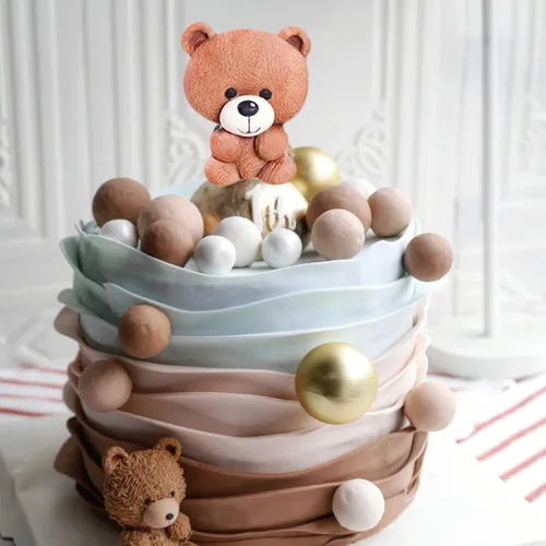 Miniatura 6 de Oso de peluche Fondant Moldes de silicona para oso para decoración de tartas, decoración de cupcakes, caramelo y goma de mascar de chocolate