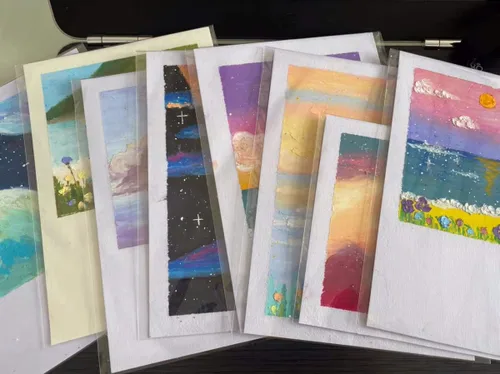 Miniatura 2 de Delatanus 150 bolsas de celofán transparente de 5-1/2 pulgadas x 7-1/2 pulgadas, fundas gruesas de plástico para tarjetas de felicitación
