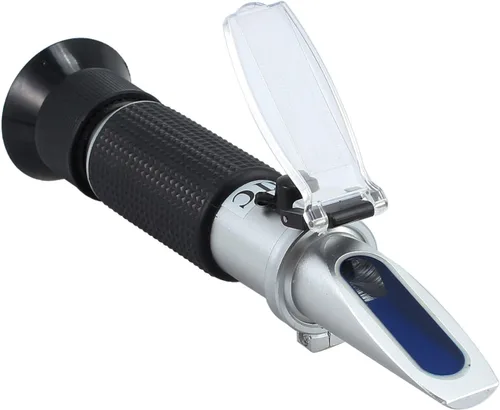 0-32% Brix Refractómetro para medir el contenido de azúcar y fluidos de trabajo del metal con ATC diseñado para emulsiones de azúcar de frutas y