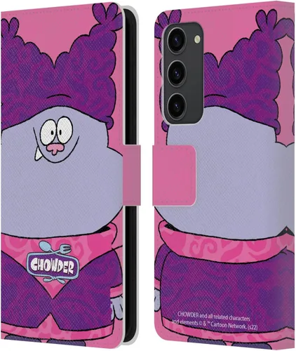 Miniatura 7 de Head Case Designs Officially Licensed Chowder: Animated Series Character Art Graphics Leather Wallet Case Compatible with Samsung Galaxy S23+ 5G