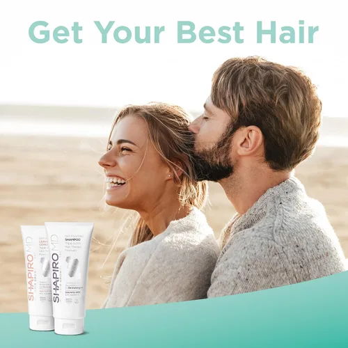 Miniatura 2 de Shapiro MD Hair Growth Experts Champú y acondicionador sin enjuague, fórmula vegana DHT Fighting para adelgazar el cabello desarrollado por