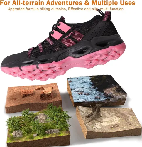 Miniatura 2 de MAINCH Zapatos de agua de senderismo para mujer, de secado rápido, para deportes al aire libre