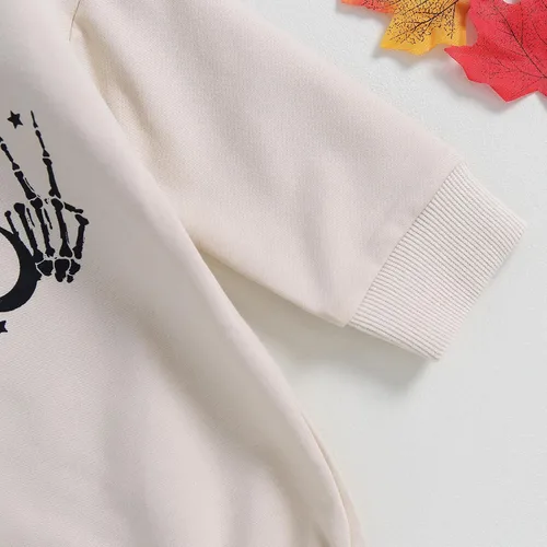 Miniatura 127 de Ropa de Halloween para bebé niña, sudadera con estampado de calabaza, mameluco de burbujas, lindo traje de Acción de Gracias de otoño