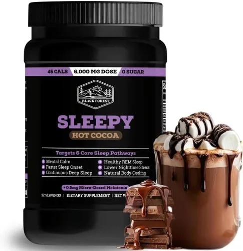 Miniatura 8 de Black Forest Cacao en polvo de alto contenido de flavanol, 1200 mg de flavanoles y flavonoides con 600 mg de epicatequina, extracto de cacao oscuro