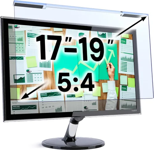 Miniatura 19 de VINTEZ Protector de pantalla de luz azul para monitor de computadora y portátil de 14 pulgadas, película de bloqueo de luz azul anti-UV para PC