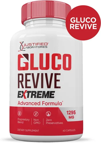 Miniatura 3 de Gluco Revive Extreme 1295MG Píldoras Glyco Support Fórmula avanzada Gluorevive Soporte de glucógeno formulado con cúrcuma berberina resveratrol ajo