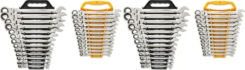 Miniatura 17 de GEARWRENCH Juego de llaves de trinquete combinadas flexibles de 25 piezas, SAE/MM - 86730